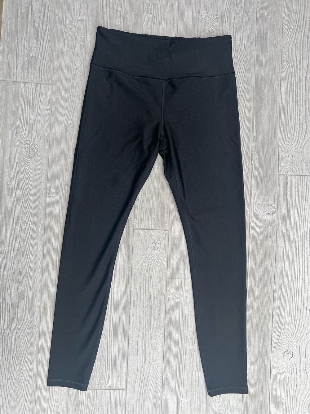 NWOT Athleta Elation Sheen 7/8 Pocket Leggings Black Large Tall